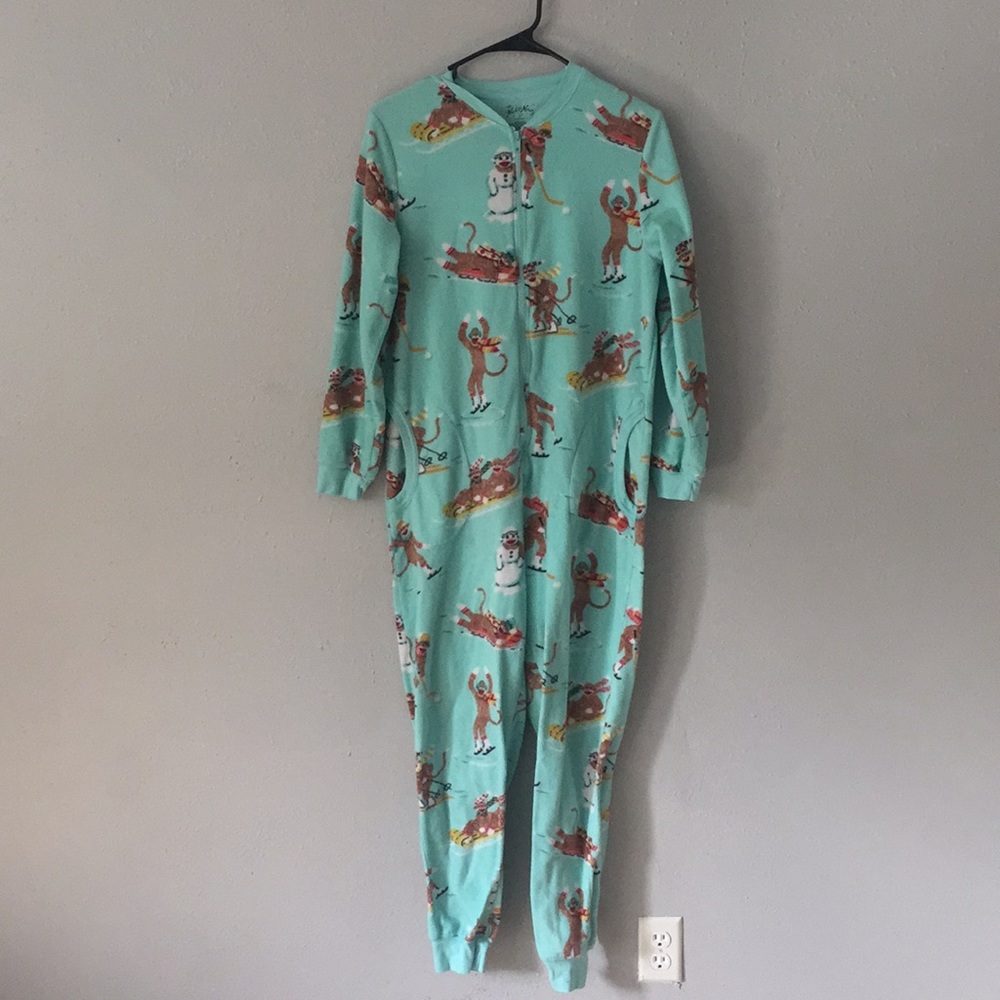 Sock Monkey Christmas Onesie